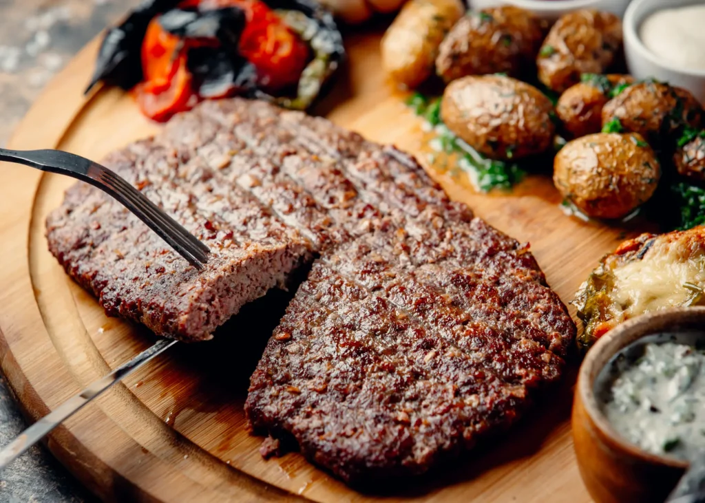 Steak de viande hachée