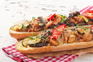 Bruschetta de poulet