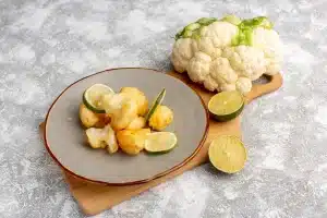 Chou-fleur croquant au curry