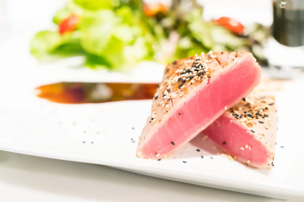 Tranche de steak de thon