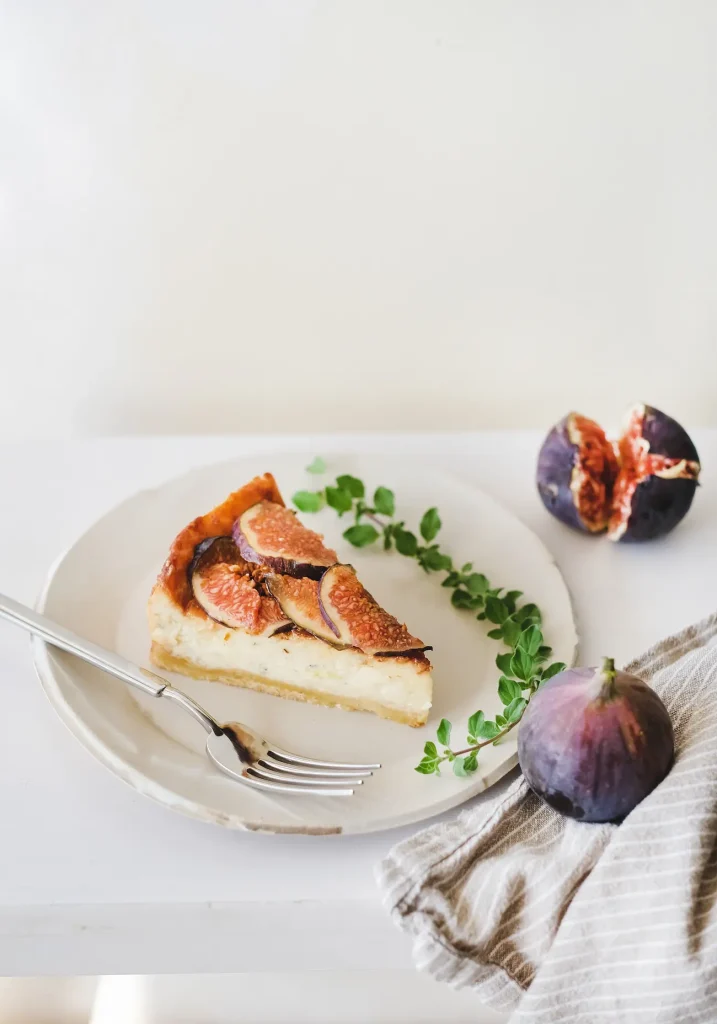 Part de tarte aux figues
