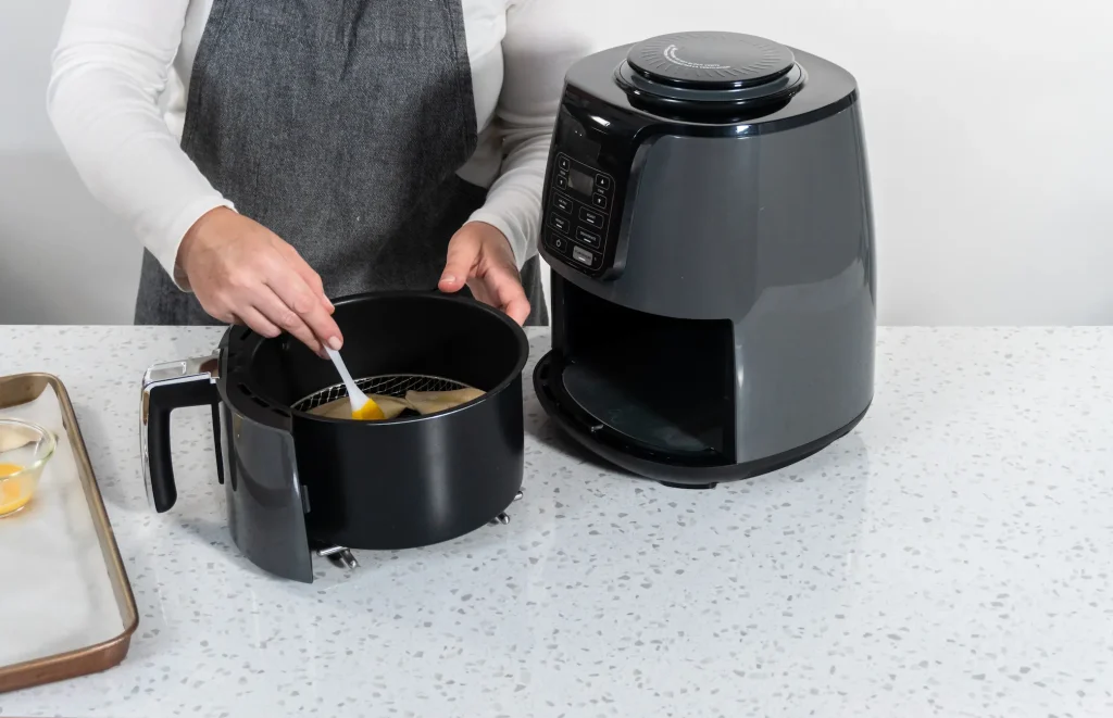 Préparation dans un air fryer