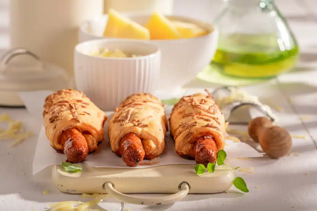 plateau de bretzels dogs