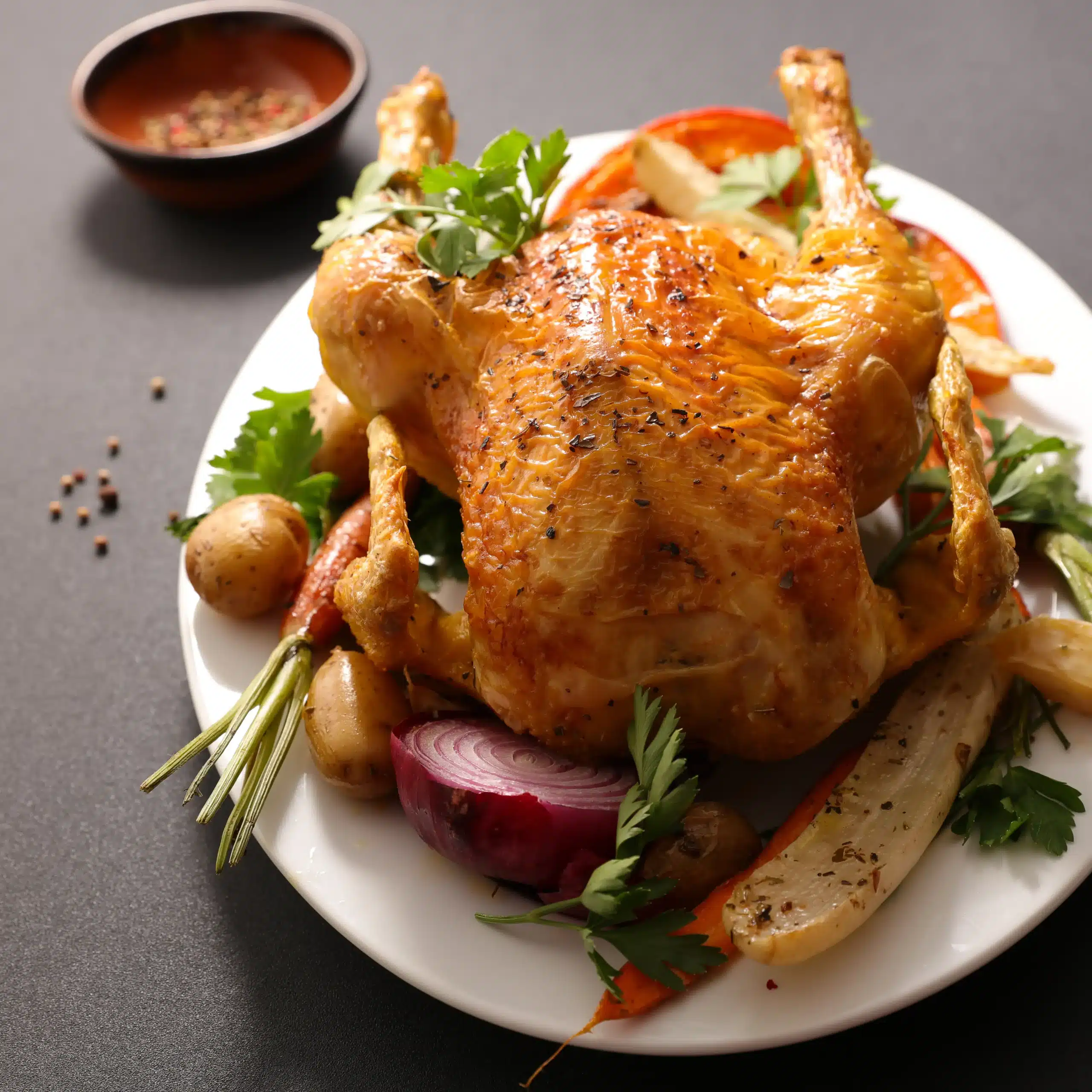 Poulet rôti au air fryer 